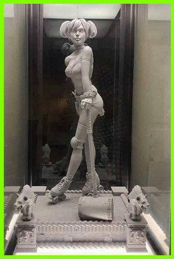 Harley Quinn 3D print model - Mito3D