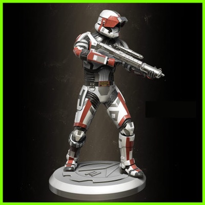 havoc squad trooper star wars statue - stl file 3d print 3d print model - Mito3D