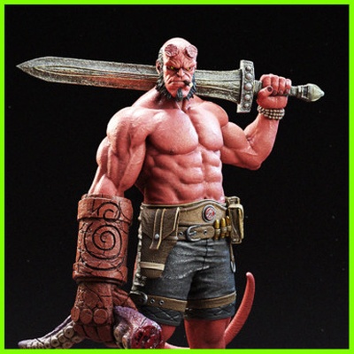 hellboy excalibur estatua stl expediente 3d impresión 3d print model - Mito3D