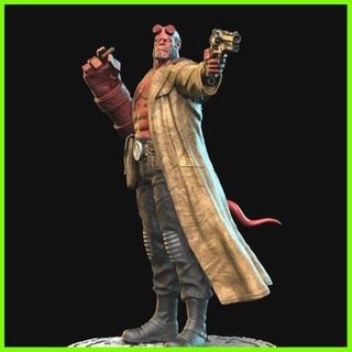 hellboy statue - hellboy statue -  3d print model - Mito3D
