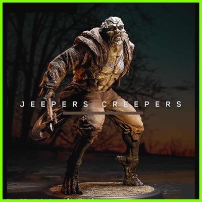 jeepers creepers statue - stl file 3d print 3d print model - Mito3D