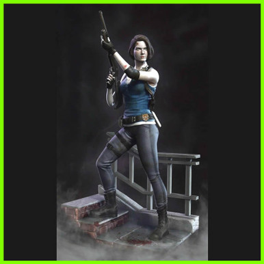 jill Valentin résident mal statue 3D print model - Mito3D