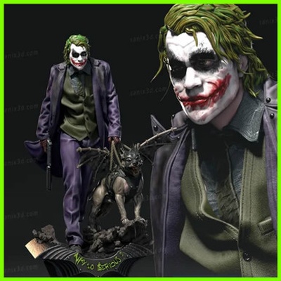 joker bruyère registre dc statue stl fichier 3d impression 3d print model - Mito3D