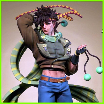 joseph joestar jojo 39 s tuhaf heykel stl dosya 3d yazdır 3d print model - Mito3D