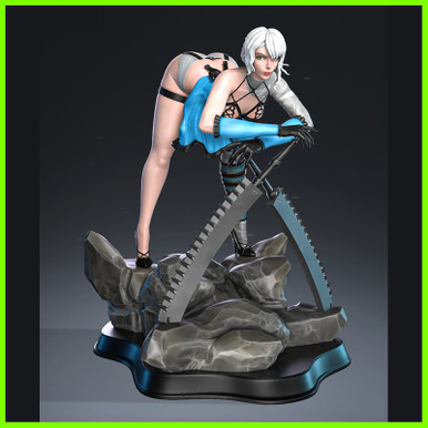 kaine ver1 nier réplicant statue 3D print model - Mito3D