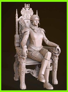 Katniss everdear fome jogos 3d print model - Mito3D