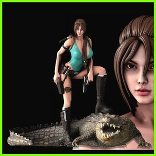 Lara Croft mezar akıncı 3d print model - Mito3D