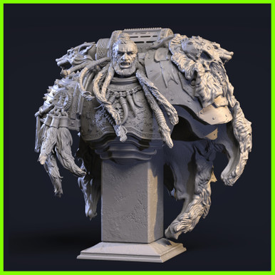 leman russ busto wh40k 3D print model - Mito3D