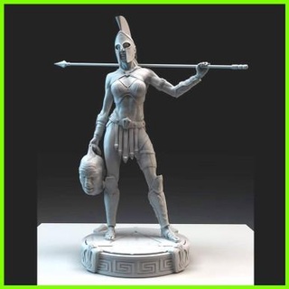 leonis female warrior - 3d print model - Mito3D