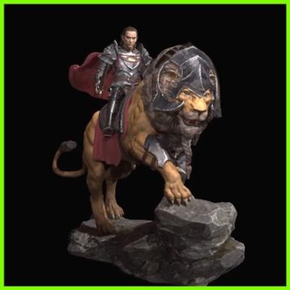 Lion guerrier statue Lion guerrier statue 3d print model - Mito3D