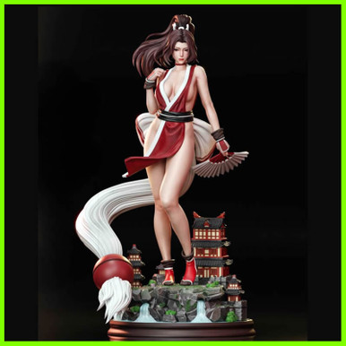 mai shiranui kof statua stl file 3d stampa 3D print model - Mito3D