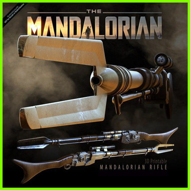 mandaloriano rifle accesorios 3D print model - Mito3D