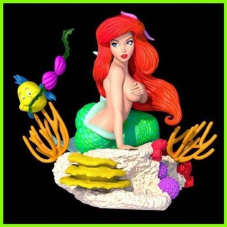 mermaid diorama - 3d print model - Mito3D
