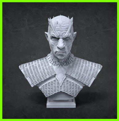 night king bust game thrones - 3D print model - Mito3D