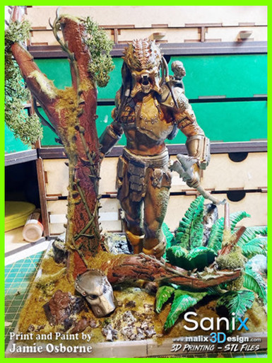 predator jungle hunter - 3D print model - Mito3D