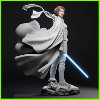 prenses Leia star savaşlar heykel 3d print model - Mito3D