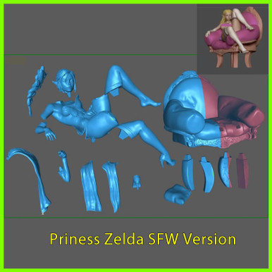 Princesa zelda sfw 3D print model - Mito3D