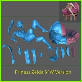 Prinzessin Zelda sfw 3d print model - Mito3D