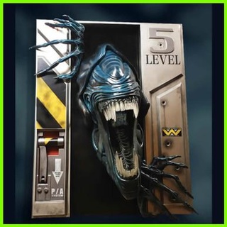 queen alien xenomorph wall sculpture - 3d print model - Mito3D