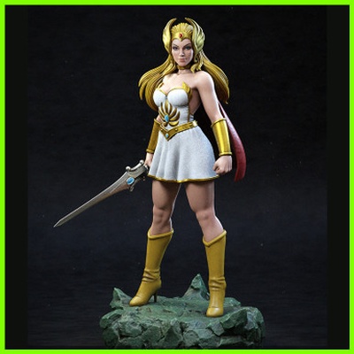 she-ra princess of power statue - stl file 3d print 3d print model - Mito3D