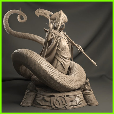 sidisi nichée tyran statue 3D print model - Mito3D