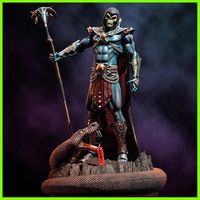 skeletor man estatua stl expediente 3d impresión 3d print model - Mito3D