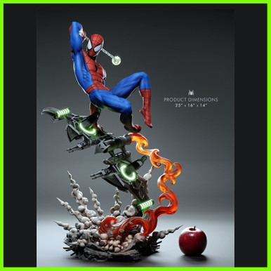 hombre araña estatua 3D print model - Mito3D