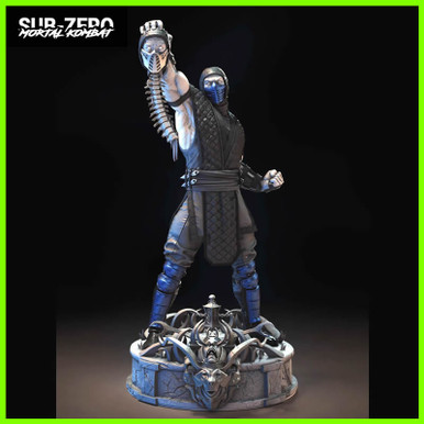 sub zero ölümlü kombat 3D print model - Mito3D