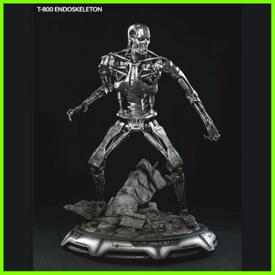 terminator t-800 endoskeleton statue - stl file 3d print 3d print model - Mito3D