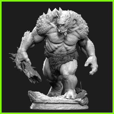 troll statue - 3D print model - Mito3D