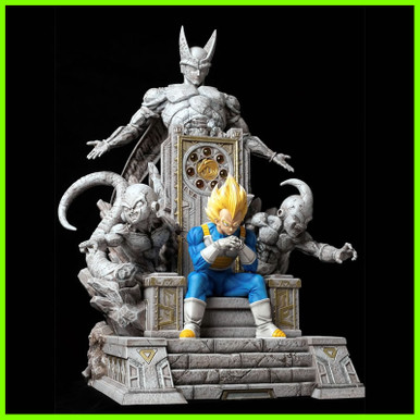 vegeta trono estatua 3D print model - Mito3D