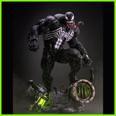 venom spiderman statue - stl file 3d print 3d print model - Mito3D