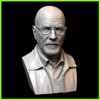 walter white bust breaking bad - 3d print model - Mito3D