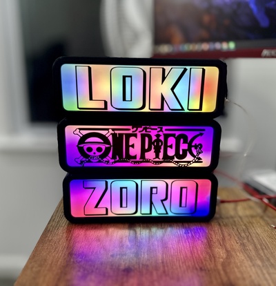 benutzerdefiniert led box einfach drucken wled by kraftlos kunst zeichen logos 3dprinting tischplatte wandhalterung anpassbar esp8266 ws2812b esp32 d1mini leiste easyprint diffusor wohnkultur homeassistant personalisiert typec umgebungslicht intelligente beleuchtung machmeinsign 3d print model - Mito3D