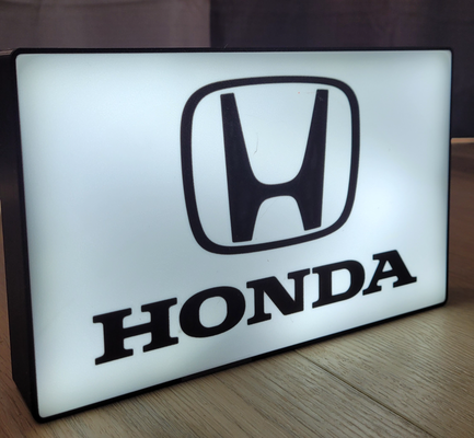 honda lumière boîte by nostalgique art panneaux logos civique boite 3d print model - Mito3D