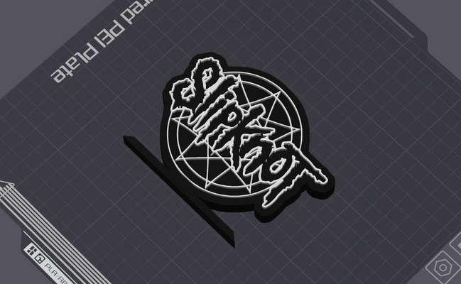 slipknot logo masa ayakta durmak by 5kyrunn3r sanat işaretler logolar işaret grup iowa amerika birleşik devletleri ağır metal nu alternatif müzik ams hazır 3d print model - Mito3D