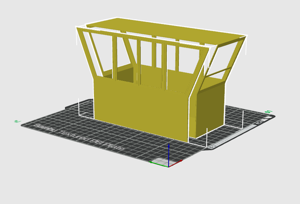 simple cabin an harbortug or springer tug by jogi74 hobby & diy rc harbor ship boat wheelhouse rcship 3d print model - Mito3D