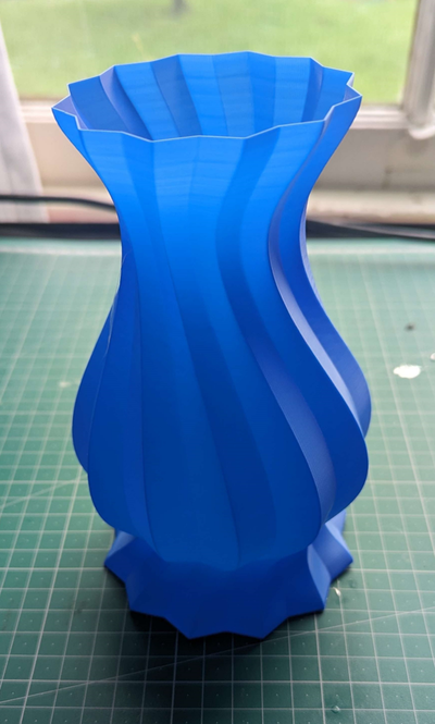 espiral vaso by 2d impressão entusiasta casa decoração flor plantador modo hexágono 3d print model - Mito3D