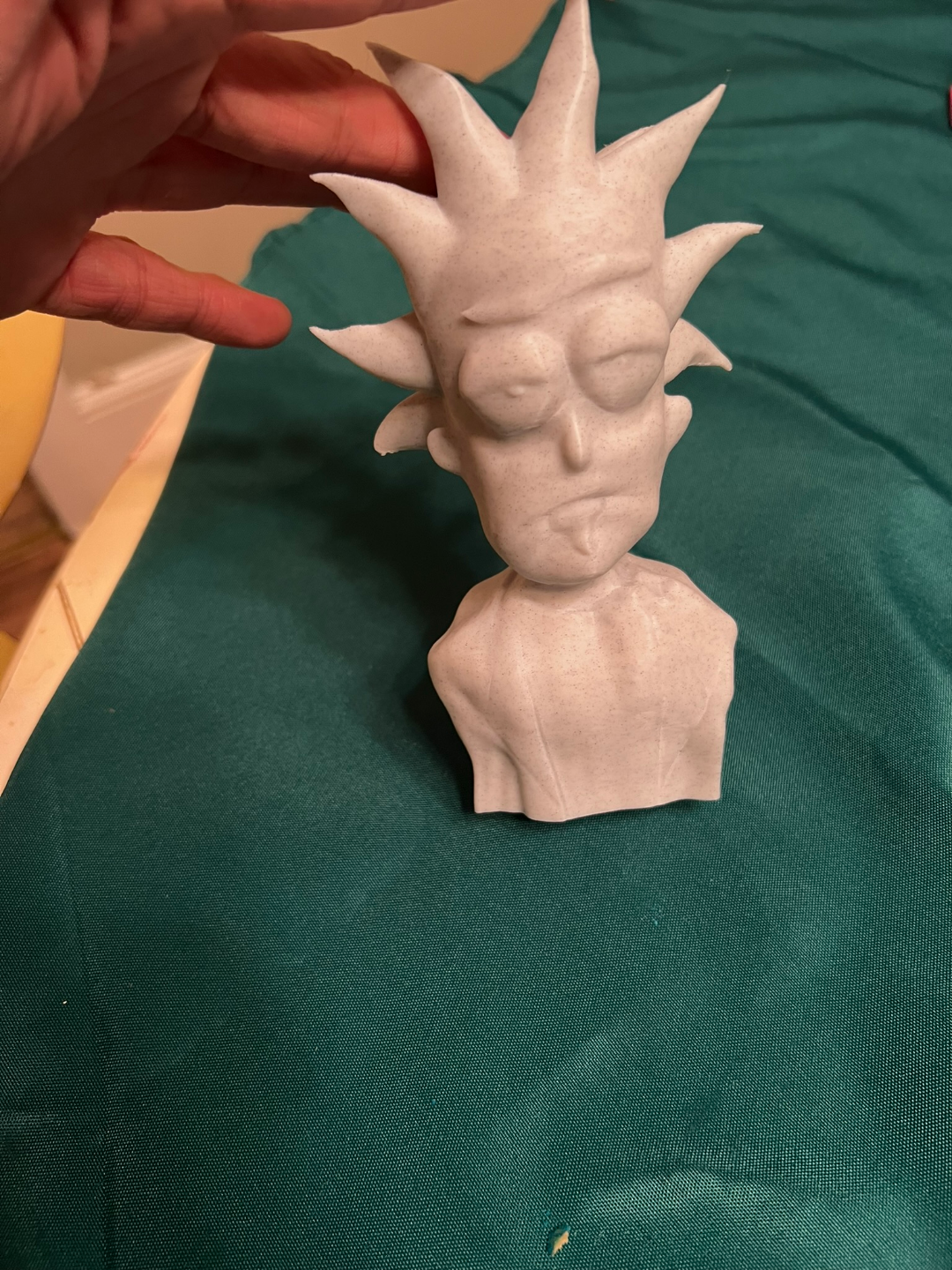 rick sanchez büst by şef sanat heykeller morty şekil vermek heykel 3D print model - Mito3D