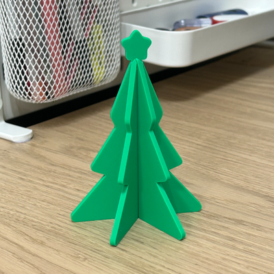 navidad árbol 3 partes montaje by jacky81418 casa festividades 3d print model - Mito3D