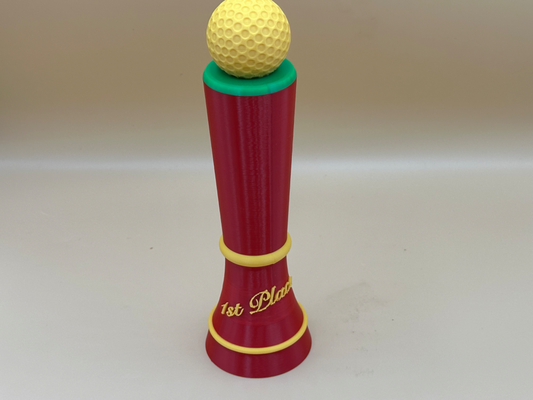 golf trophée élégant conception or mini champions by jav 3d loisir diy sport air throphy 1st gagnant gagner pokal bambu laboratoire 3d print model - Mito3D