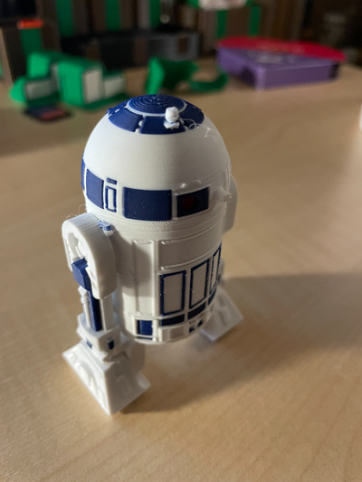 star wars r2-d2 by hanysx miniatures r2d2 r2d2astromech r2d2decoration droid universe skywalker saga 3d print model - Mito3D