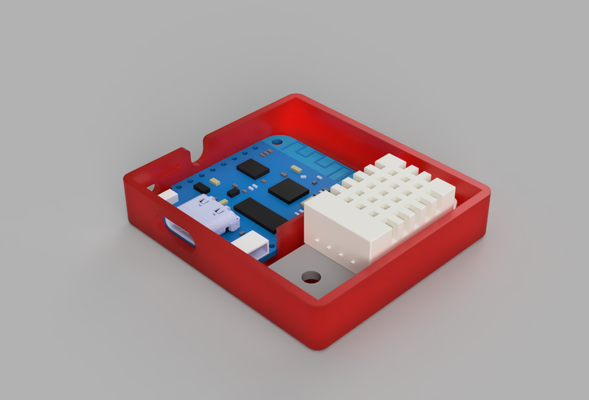 wemos d1 mini v4 + dht22 boîte by pédogood loisir diy électronique d1miniv4 3d print model - Mito3D