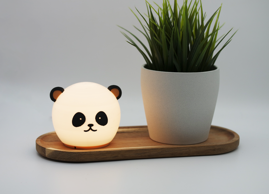 panda lumière bambu led lampe 001 mystère boîte mignonne article gamins by nils kal ménage décor p1p p1s x1c cadeau noël matériel trousse 3d print model - Mito3D