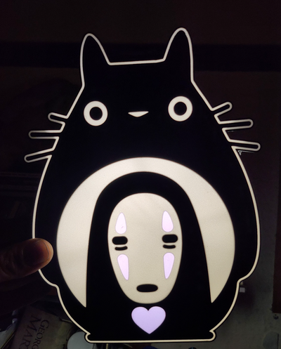 totoro caixa luz by homem arte sinais logotipos noface 3d print model - Mito3D