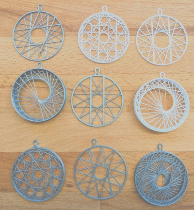 string art by andrzeju 3d printer test models model 3d print model - Mito3D