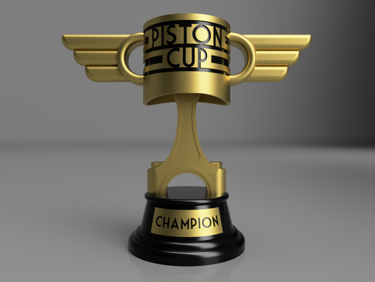 piston cup trophy cars replica by 3dcreation art models pistoncup 3d print model - Mito3D