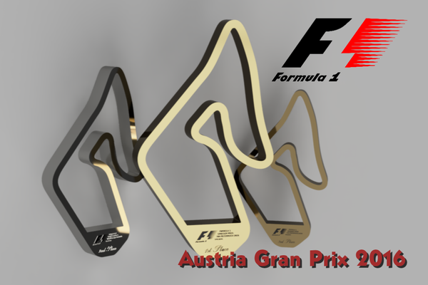 f1 trophées l'autriche gran prix 2016 formule 1 by sakul art sculptures trophée tasse 3d print model - Mito3D