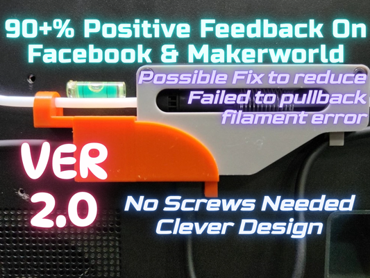 v2 ams amortecedor consertar falhou to puxar costas filamento retração by spstudio 3d impressora acessórios teste erro filamentpullbackerror entupido quebrado problema motor solução problemas novamente amsptfe ptfe p1p p1s x1c bambus preso extrusora entupir acessório adaptador capas reparar vermelho base extrudar extrusão amsbuffer solteiros aviso retrair alinhamento 3d print model - Mito3D