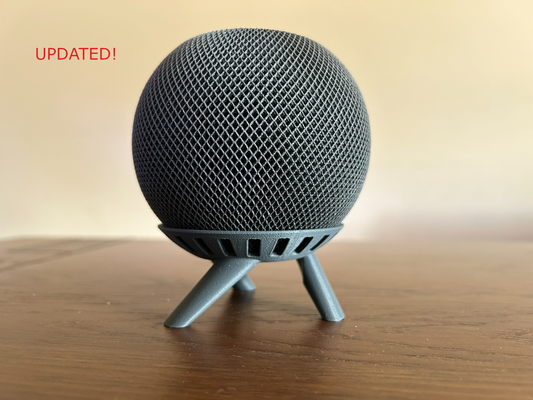 maçã homepod mini ficar pé torcido pés by refazer passatempo faça eletrônicos homepodmini homepodministand appletv 3d print model - Mito3D